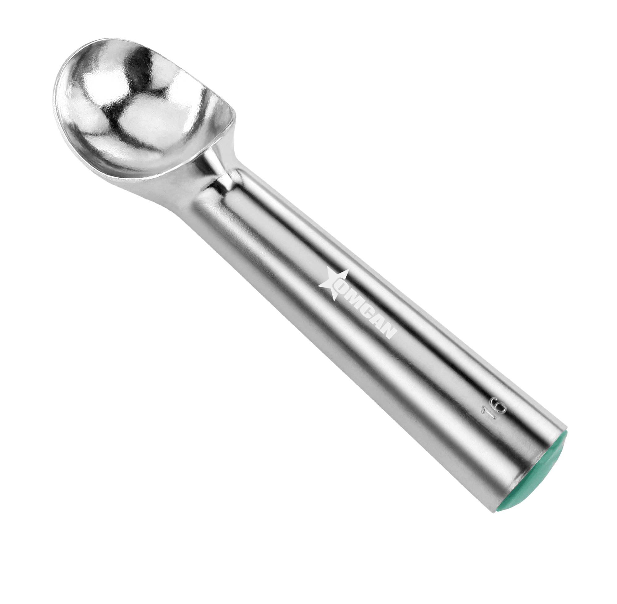 Aluminum Ice Cream Scoop / Dipper #16, Green – 2 1/2 oz. (74 ml)