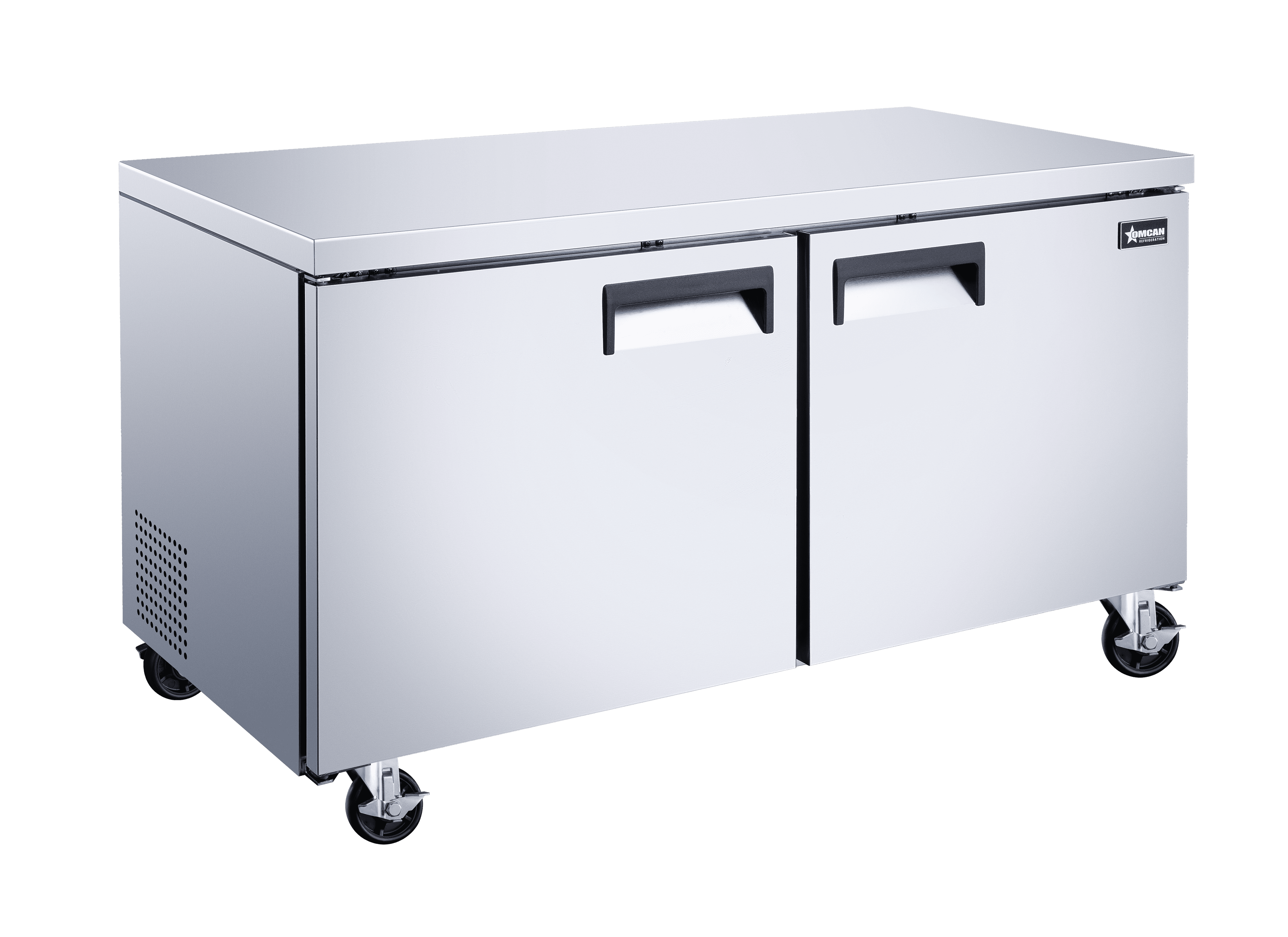 60″ Two (2) Door Undercounter Refrigerator, 15 cu.ft. (425 L), Stainless Steel