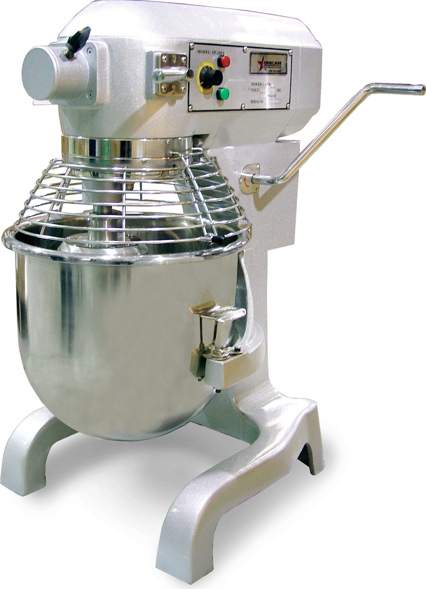 20 qt Standard-Duty Planetary Mixer with Guard and Timer - 110V, 1120W