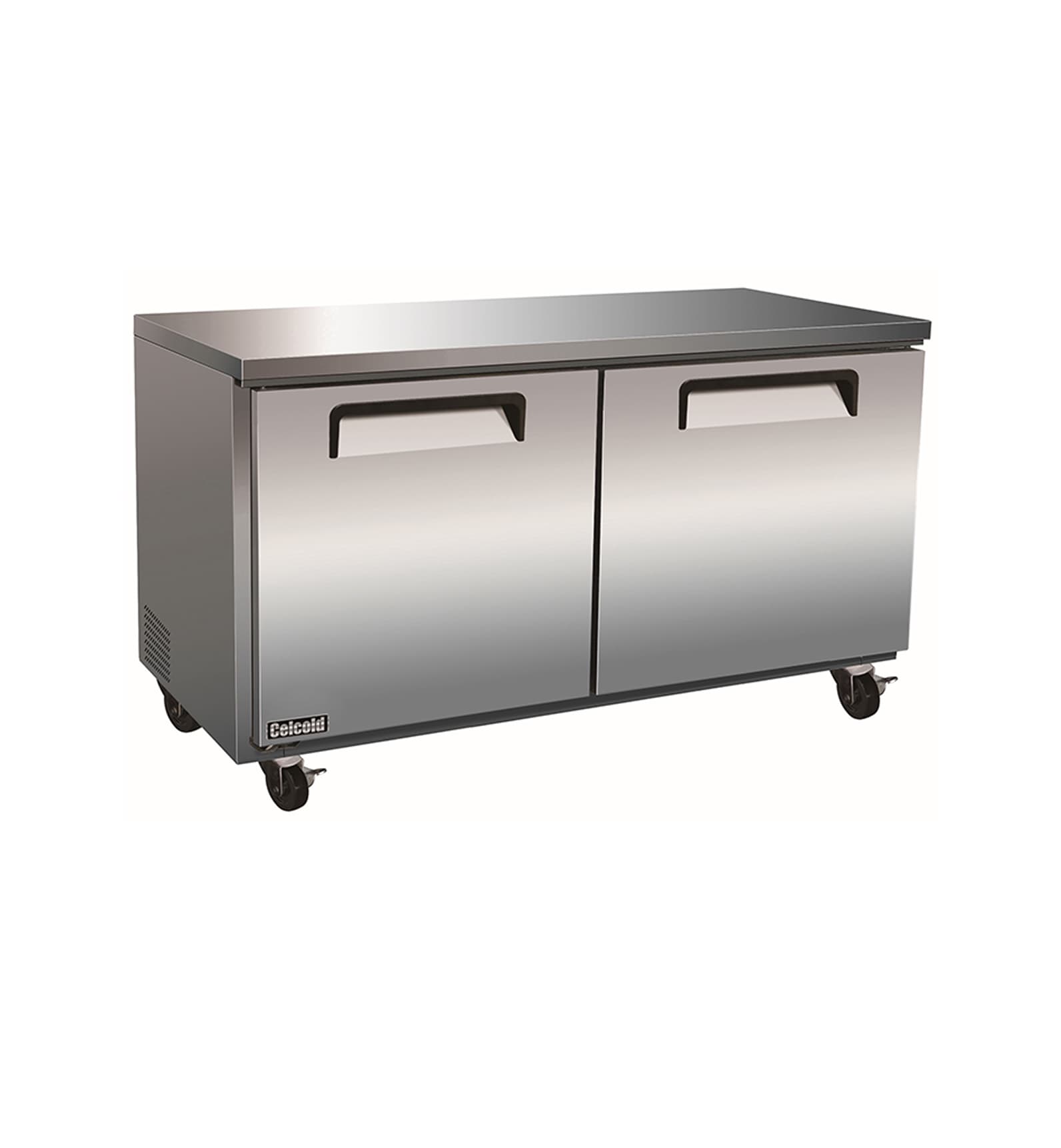 Celcold – Under Counter Refrigerator, reach in, two-section, rear mount self-contained refrigeration – CUC48RA