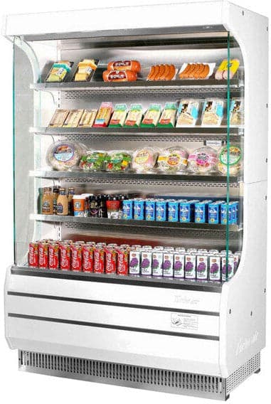Turbo Air - 39" Full Size White Refrigerated Air Curtain Merchandiser - TOM-40W-N (ETA 5-6 Weeks)