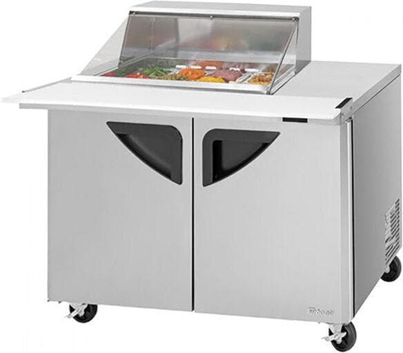 Turbo Air – Super Deluxe 48″ 2 Door Mega Top Refrigerated Sandwich Prep Table with Clear Lid – TST-48SD-12M-N-CL (ETA 5-6 Weeks)