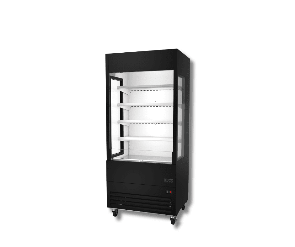 LUMIN COOL G&G-36G – Open Air Merchandiser with Glass side