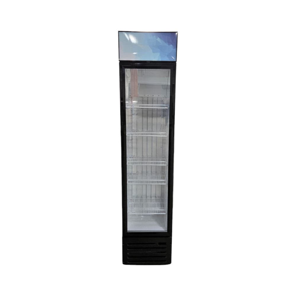 Omcan RS-CN-0145 Upright Refrigerator - 1 Glass Door - 16.5 Inch