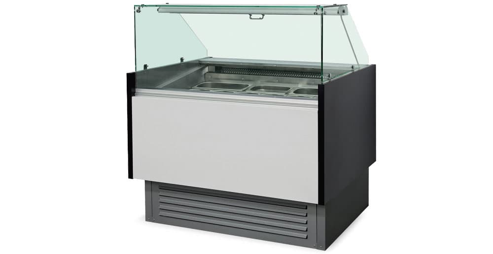 Atlanta Galaxy Eco W-09 DL PU 46″ Gelato Dipping Cabinet, Tilting Front Glass