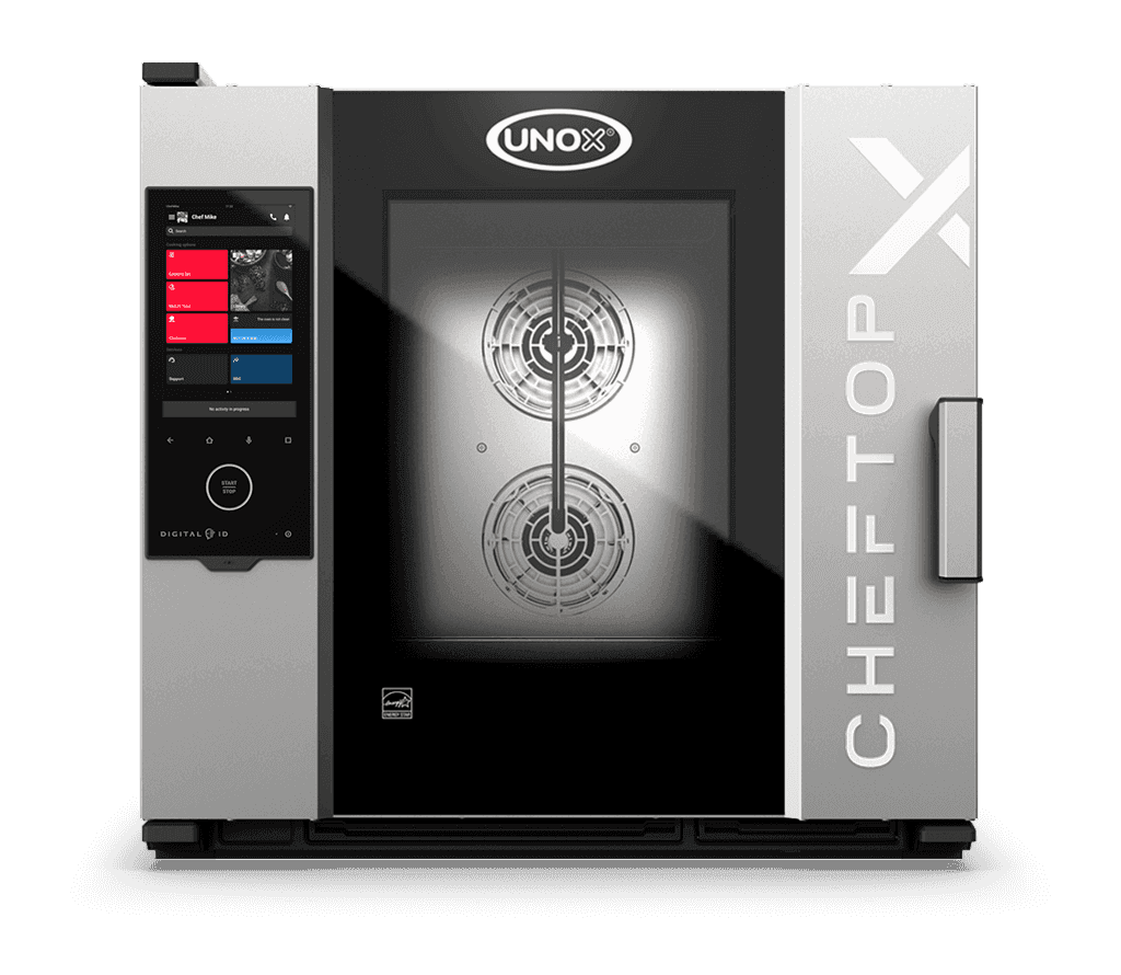 Unox – CHEFTOP-X Gas Combi Oven, 6 Trays 18″ x 26″, Right-Hinged – XADA-06FS-GXRS-ET