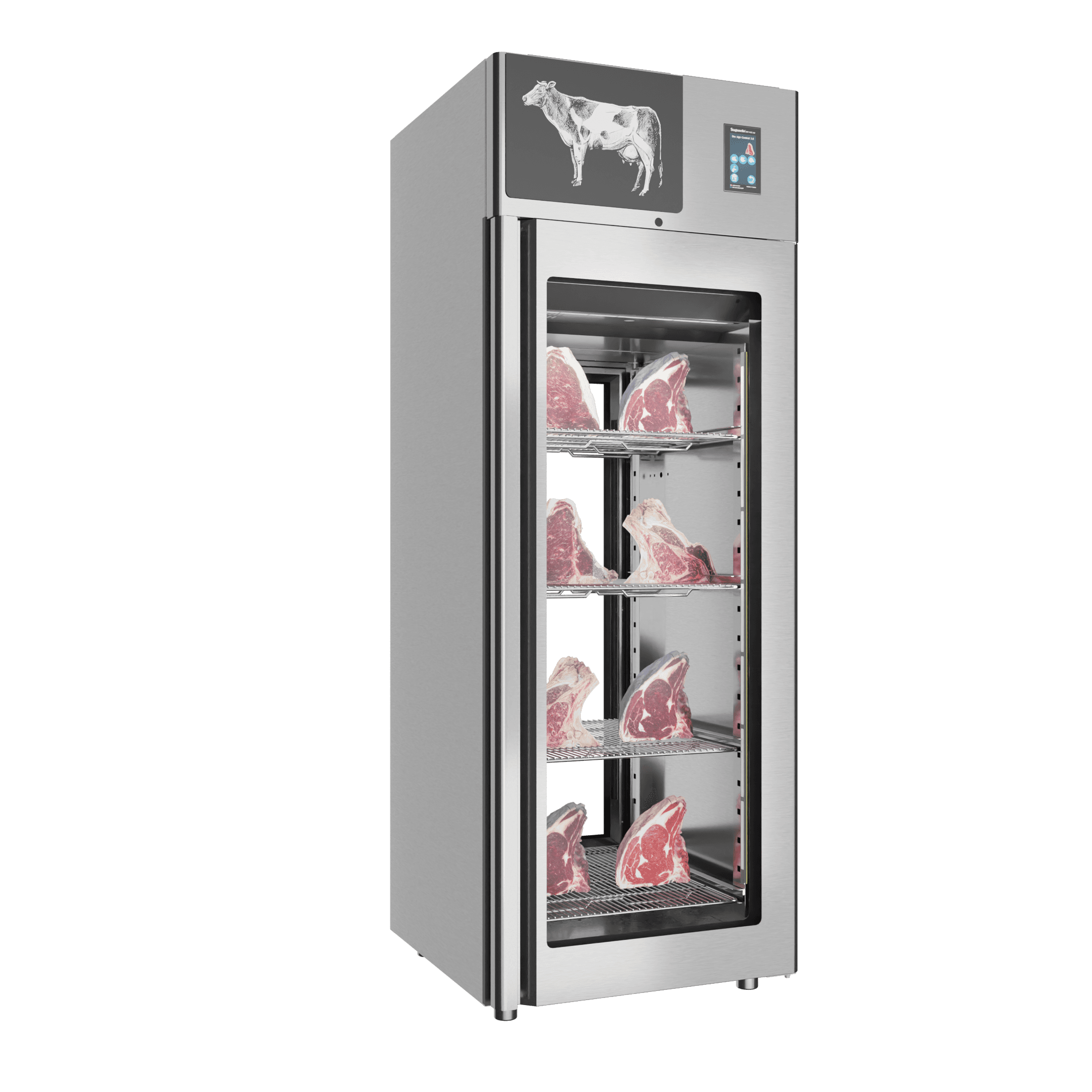 Stagionello® Dry Age 3.0 , Dry Aging Cabinet with Humidity Management, 2-Glass View – 220-240V, 1Ph, 548W