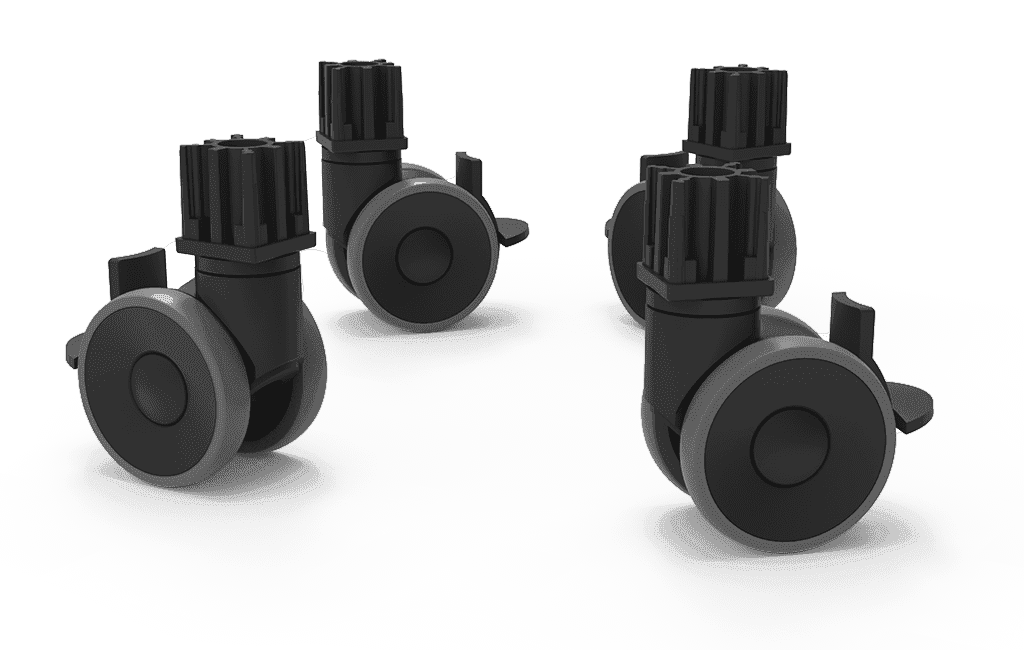 Unox – Revolving caster with brake for CHEFTOP-X Ovens – XUC225