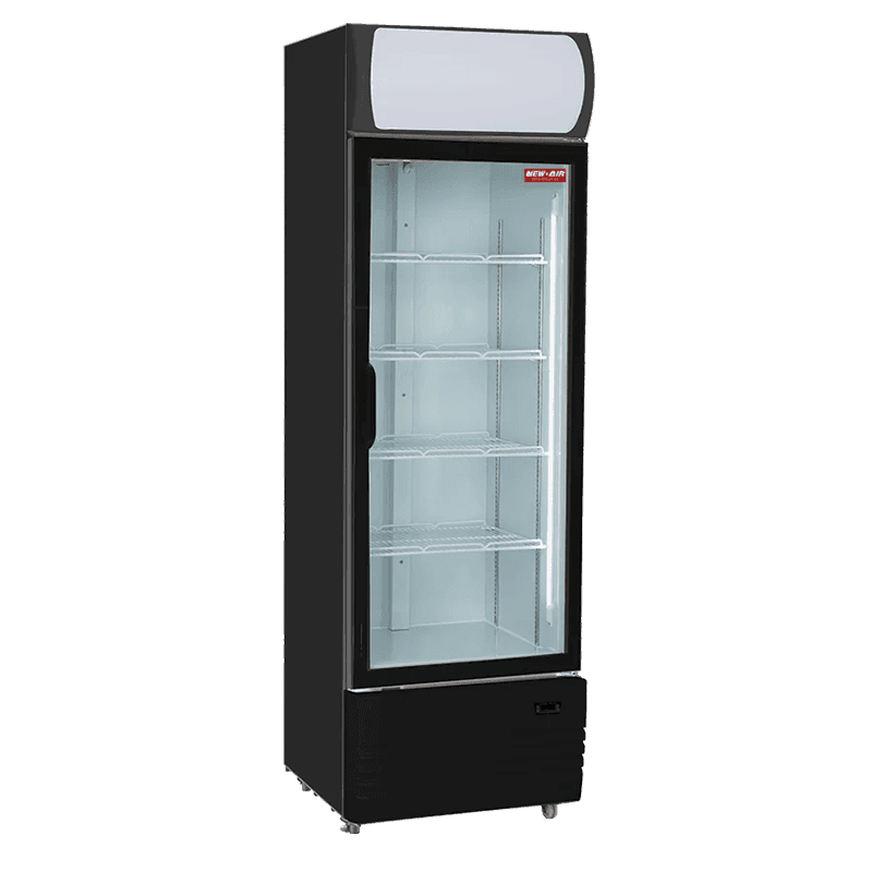 New Air NGR -036 -H Upright Fridge – Black