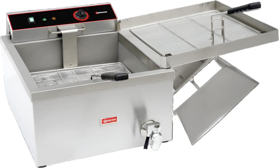 25 lb (3 Gal) Oil Capacity Countertop Electric Fryer – 208 – 240V, 1Ph, 3300 – 4400W
