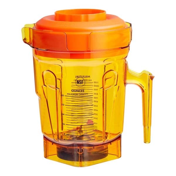 Vitamix Commercial – 40 oz Orange Accelerate Container for Quick & Quiet Blender – 71775