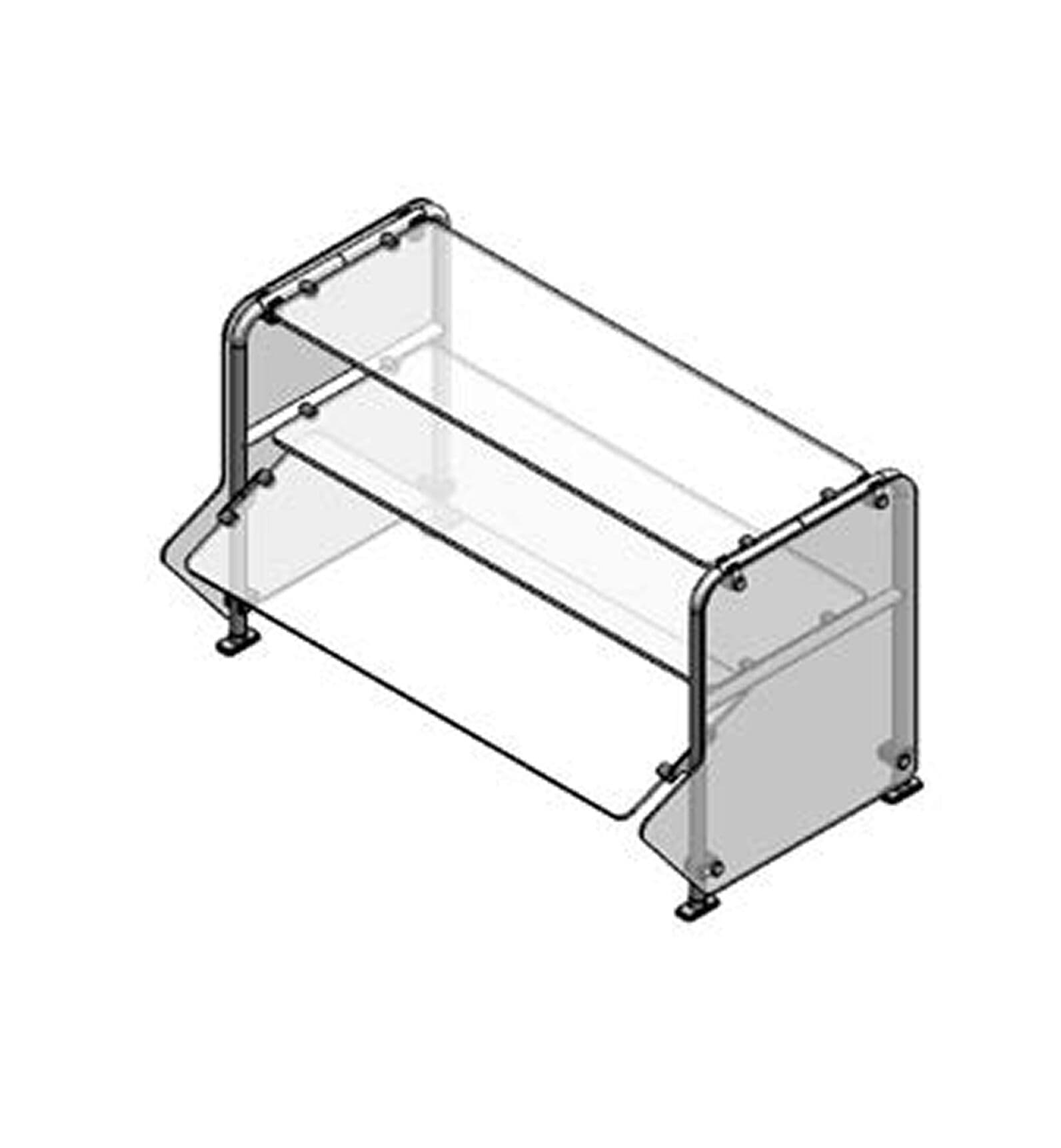 Randell – Serving Line Breath Guard Bent Models – RSB-DTSSNA