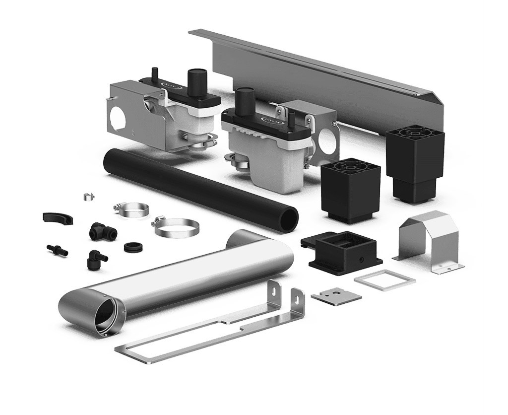 Unox – Double stack installation kit for CHEFTOP MIND.Maps COMPACT Ovens – XACQC-0013-E
