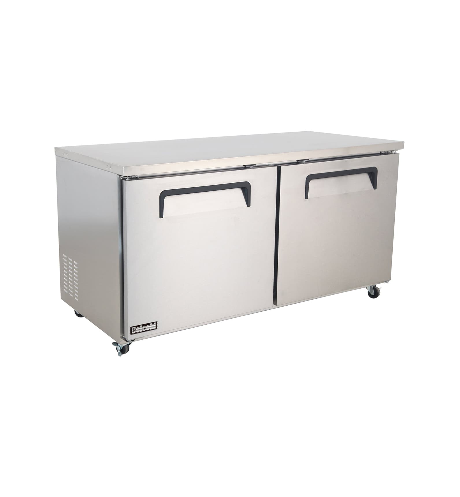 Celcold – Under Counter Refrigerator, reach in, two-section, rear mount self-contained refrigeration – CUC60RA
