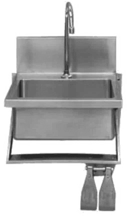 Winholt - 14" x 10" Stainless Steel Wall Mounted Hand Sink - WWHS1410SP