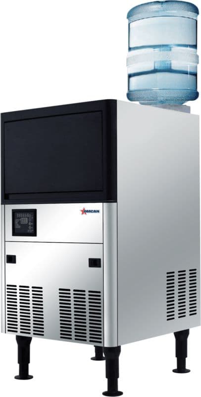 20″ Ice Maker Machine with Dual Water Input and 33 lb. Ice Bin – Ice Yield 80 lb. per Day