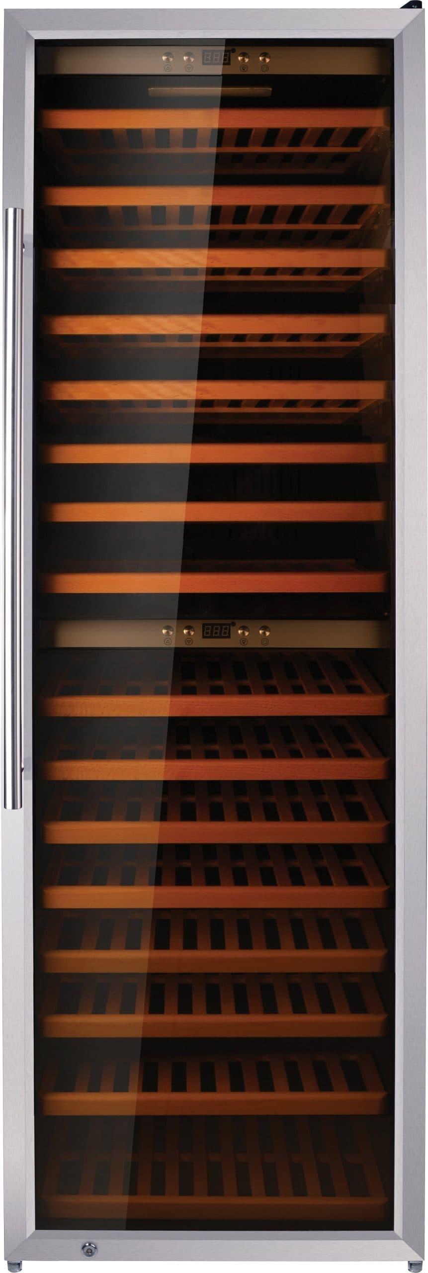 Vinovero 27" Dual Zone Wine Cooler with 180 Bottle Capacity and Stainless Steel Door
