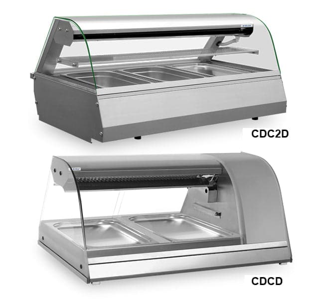 Igloo CDC2D3 52″ Refrigerated Countertop Case, Curved Glass, 30″ Deep