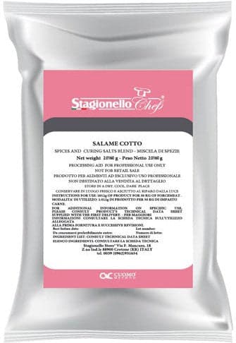 Stagionello Curing Salts and Spice Blends for Cooked Salami Mortadella 2 kg / bag