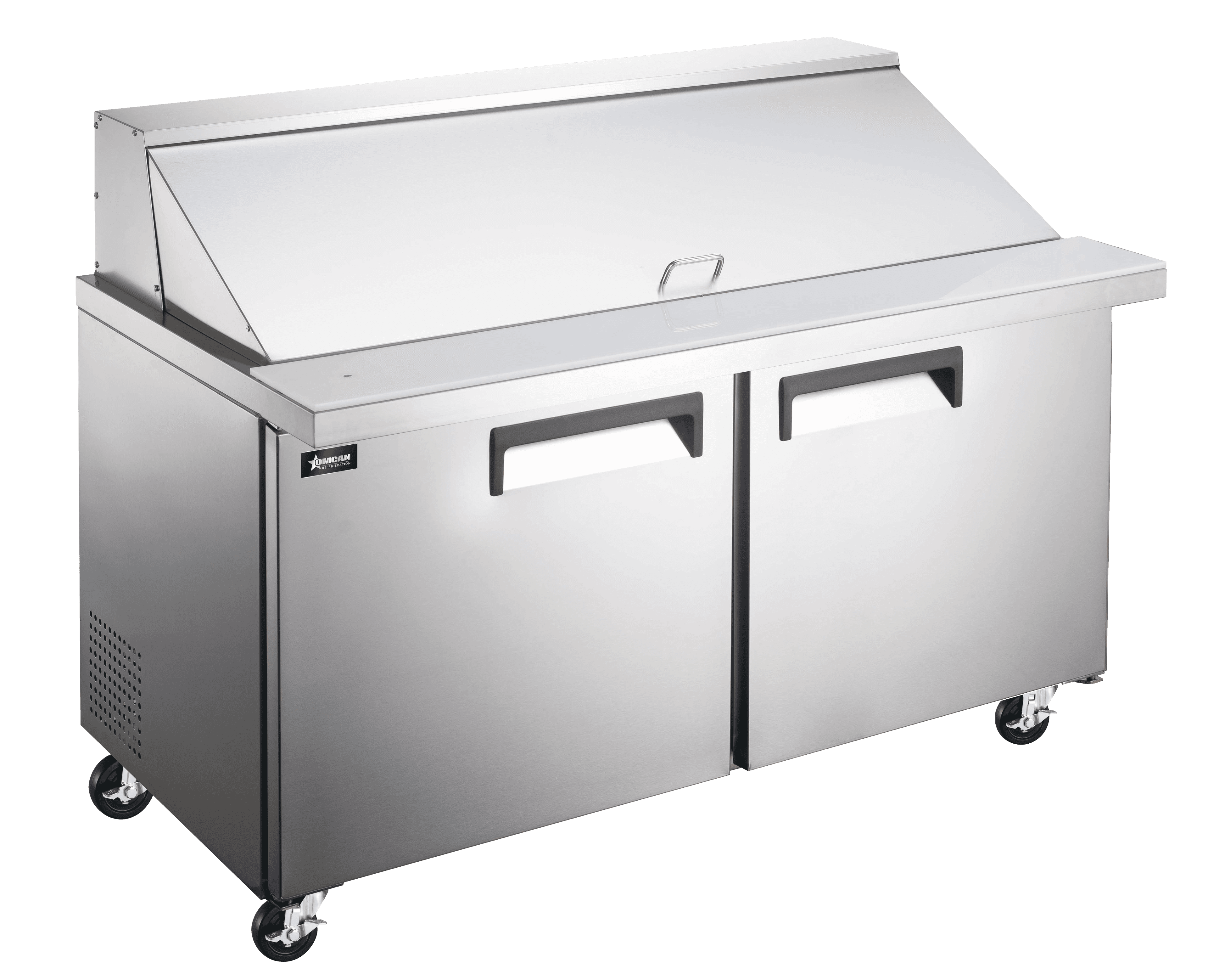 47″ Two (2) Door Mega Top Refrigerated Prep Table, 9.5 cu.ft. (269 L), Stainless Steel