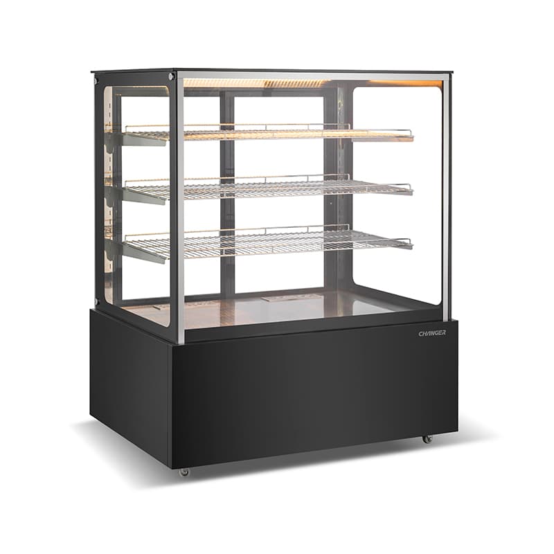 HOTZONE – HW-371 STANDUP HEATED DISPLAY CASE 47.2″ 47.2″W 55.5″ H