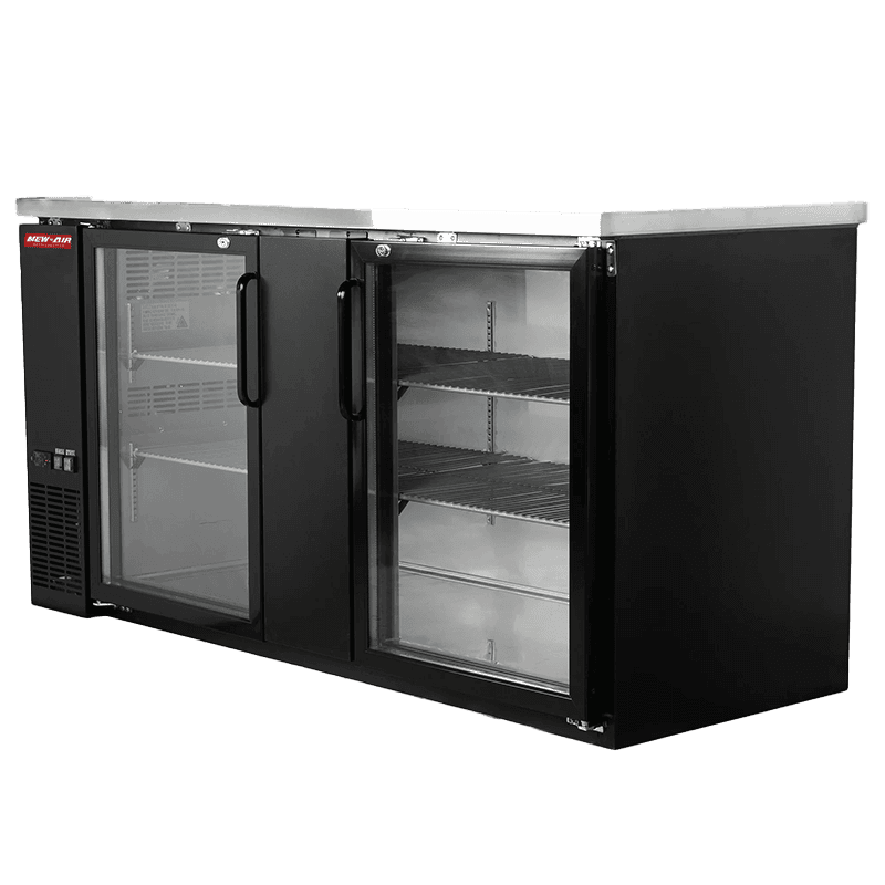 New Air NBB-69-SG 69" Glass Door Back Bar Cooler