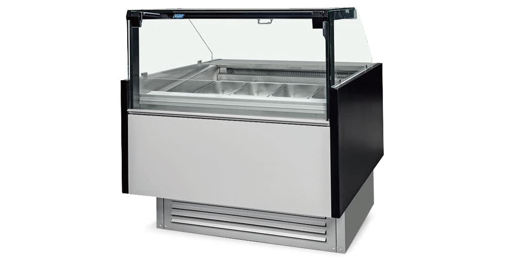 Atlanta Galaxy W-12 DL PP 46″ Gelato Dipping Cabinet, Lift-Up Front Glass