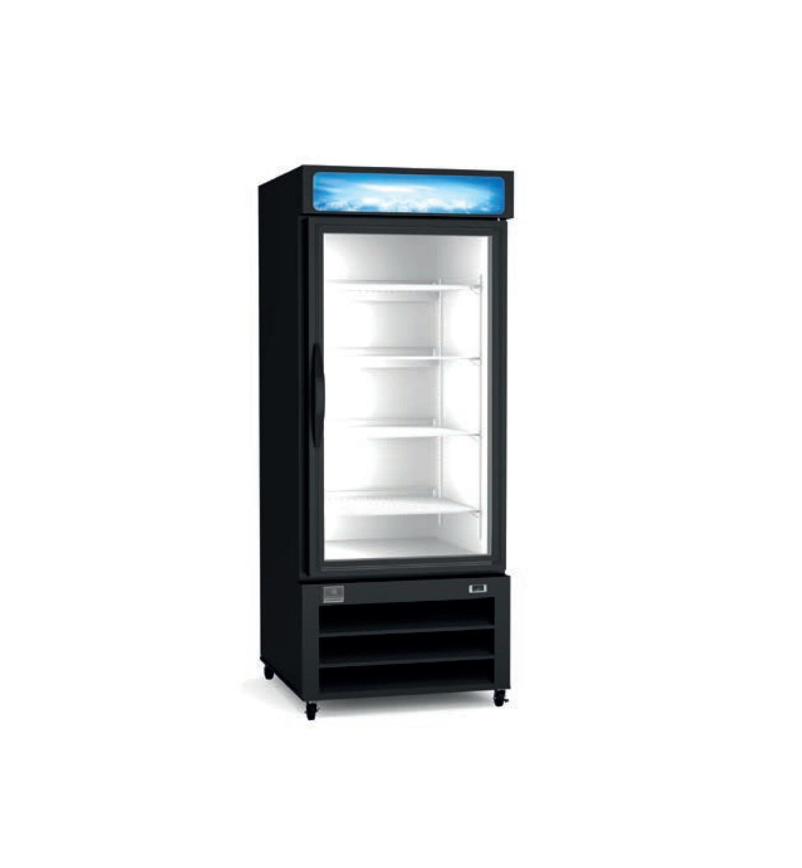 Kelvinator – 26 Cu. Ft. Glass Door Merchandiser Freezer – KCHGM26F