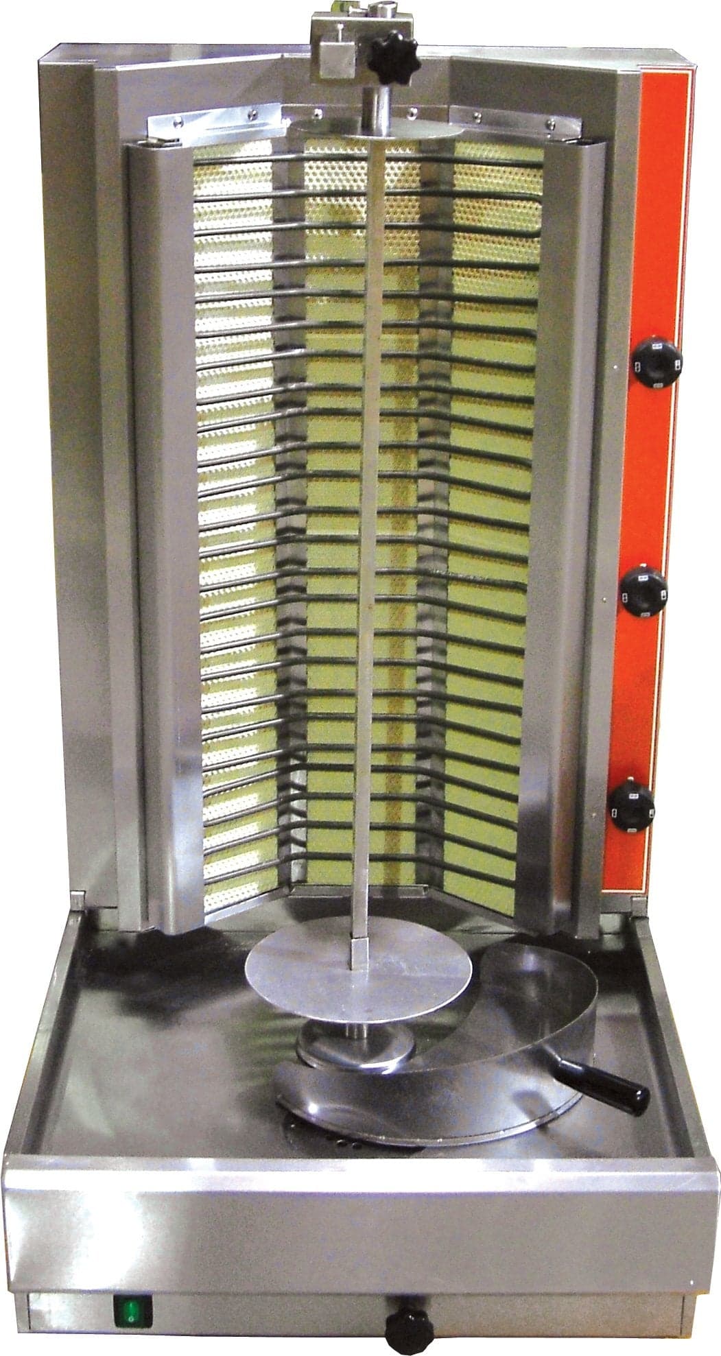 Shawarma Grill / Doner Kebab Machine / Vertical Broiler with 66 lb. Capacity, Electric – 220 V, 1 Phase, 6 KW