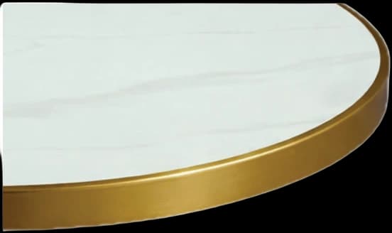 ATS Overlay Metal Edge Laminate Table Top, 30" x 30"