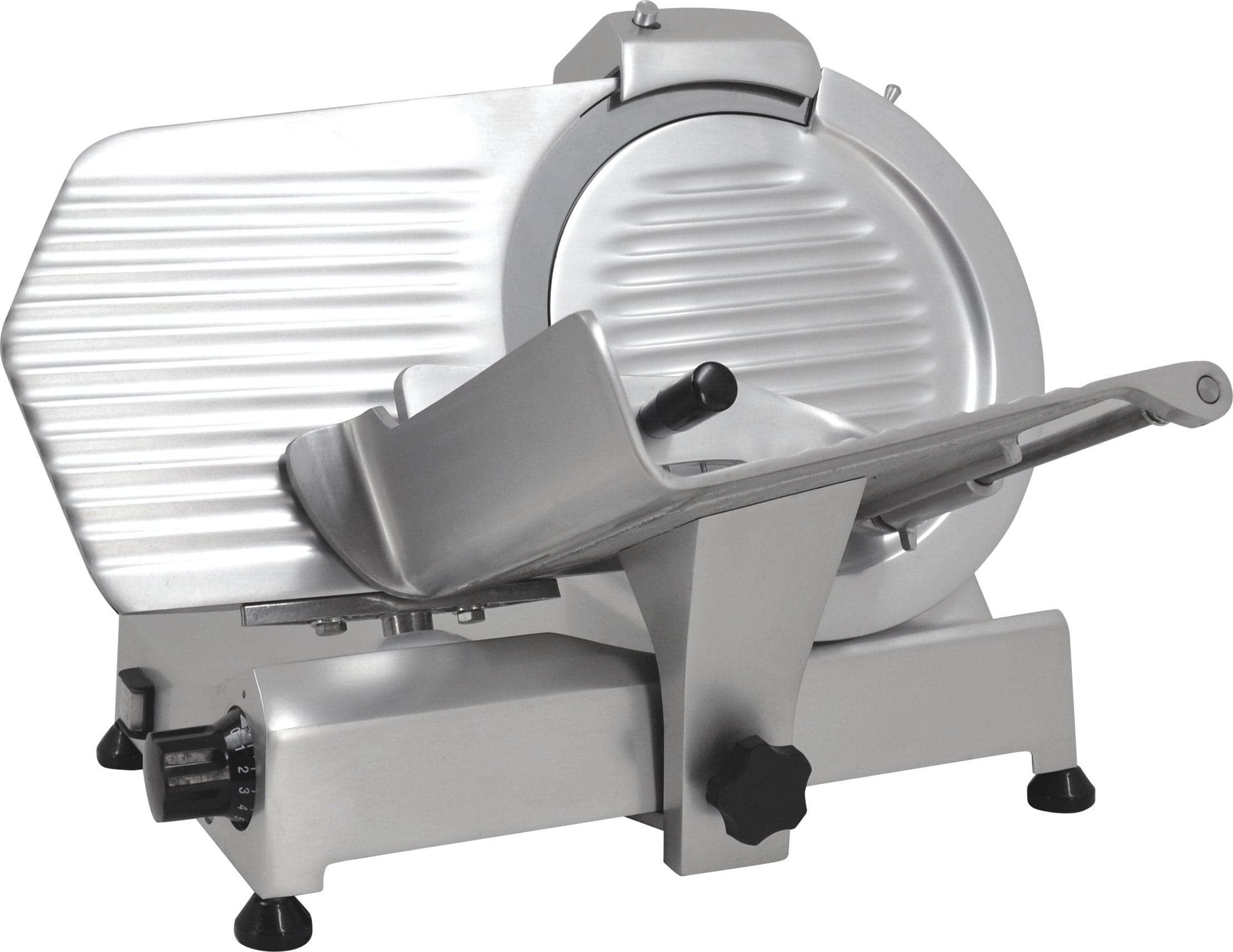 Trento 12″ Belt-Driven Meat Slicer with Compact Body – 0.35 HP, 120 V