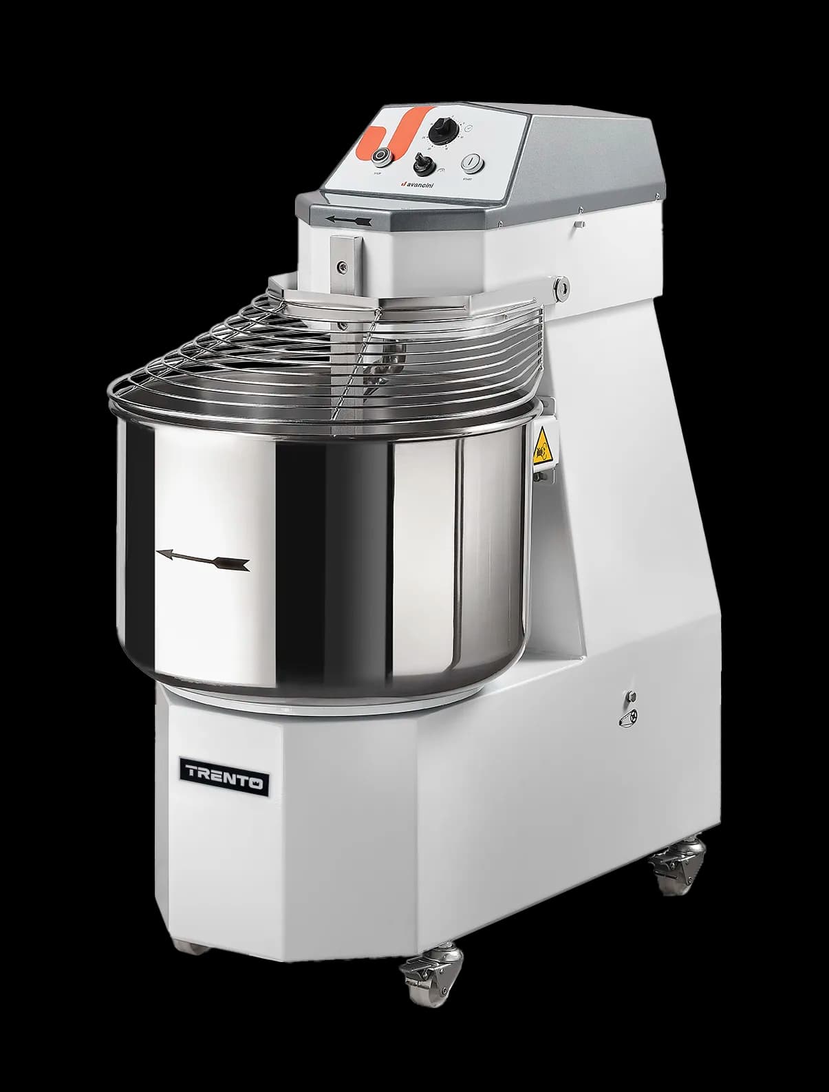 Avancini SPV50 66.5 qt Heavy-Duty Spiral Dough Mixer, 10 Speeds | Trento – 240 V, 5.5 HP / 4100 W, 1 Ph