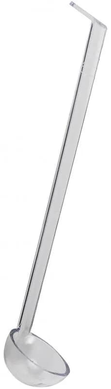 1 oz One-Piece Clear Ladle with 13″ Handle