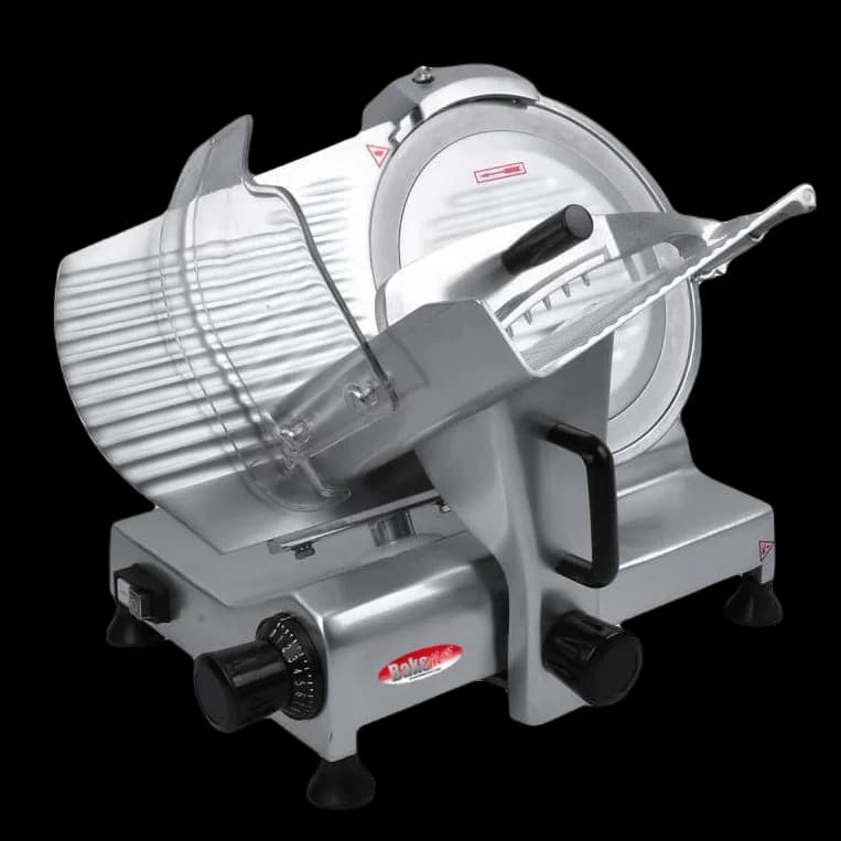 BakeMax BMMSM10 Commercial Countertop Gravity Feed 10 Inch Meat Slicer