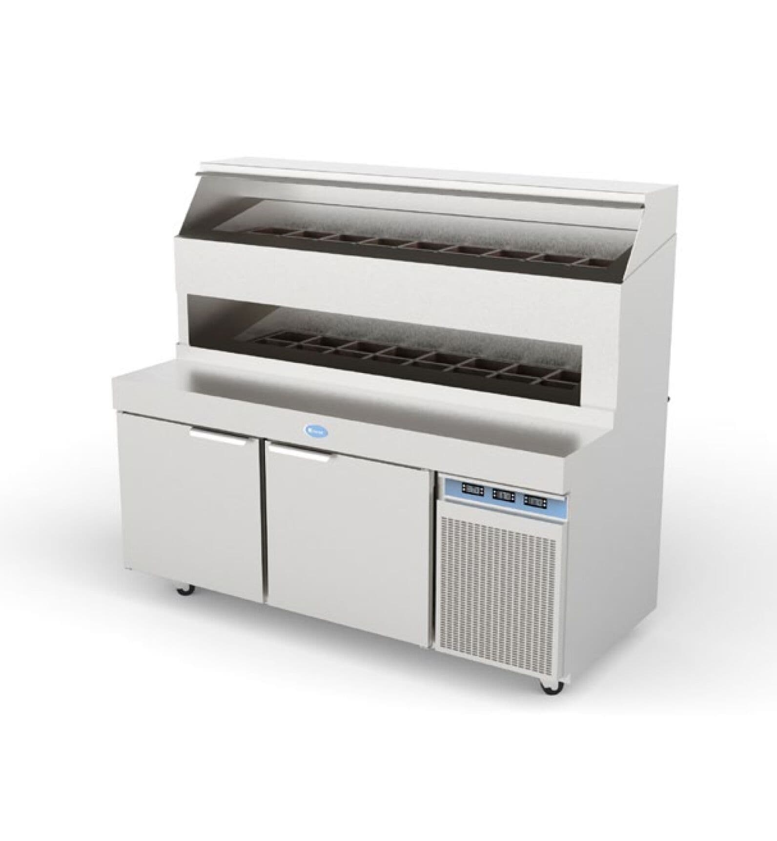 Randell – Prep Stations Raised Rail Dual Tier Models – 8000D