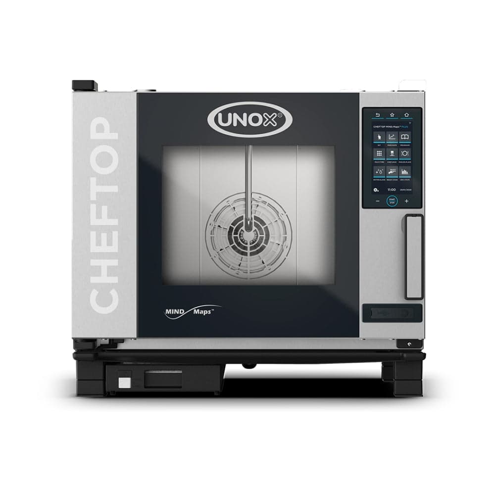 Unox XAVC-0511-GPRM ChefTop MIND.Maps Plus Liquid Propane Countertop Combi Oven with 120V, 1 Ph – 5 Trays/GN 1/1