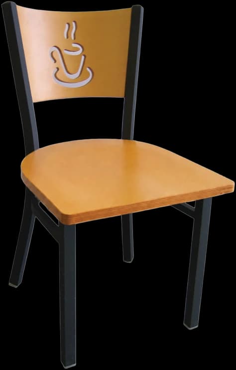 ATS 72 Wood Coffee Cup Back Chair