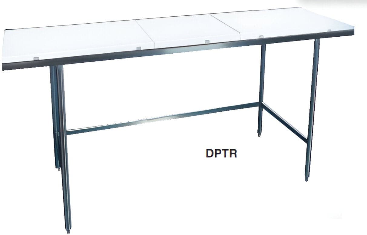 Winholt - 36" x 72" Poly Top Work Table with Open Base - DPTR-3672