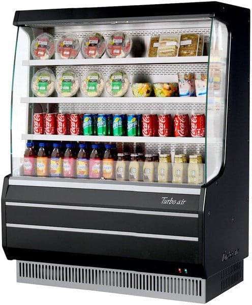 Turbo Air - 50" Medium Black Air Curtain Merchandiser - TOM-50MB-N (ETA 5-6 Weeks)