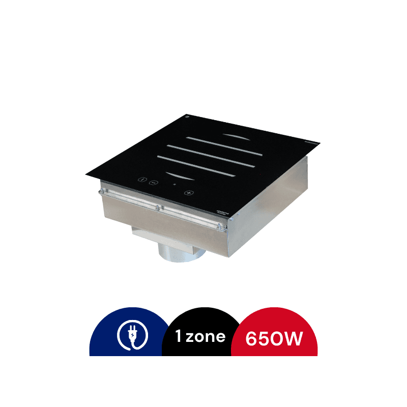 Adventys GL 650 FL 1-Zone Induction Cooktop