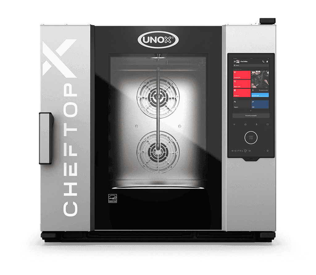 Unox – CHEFTOP-X Electric Combi Oven, 6 Trays 18″ x 26″, Left-Hinged – XADA-06FS-EXLS-PO