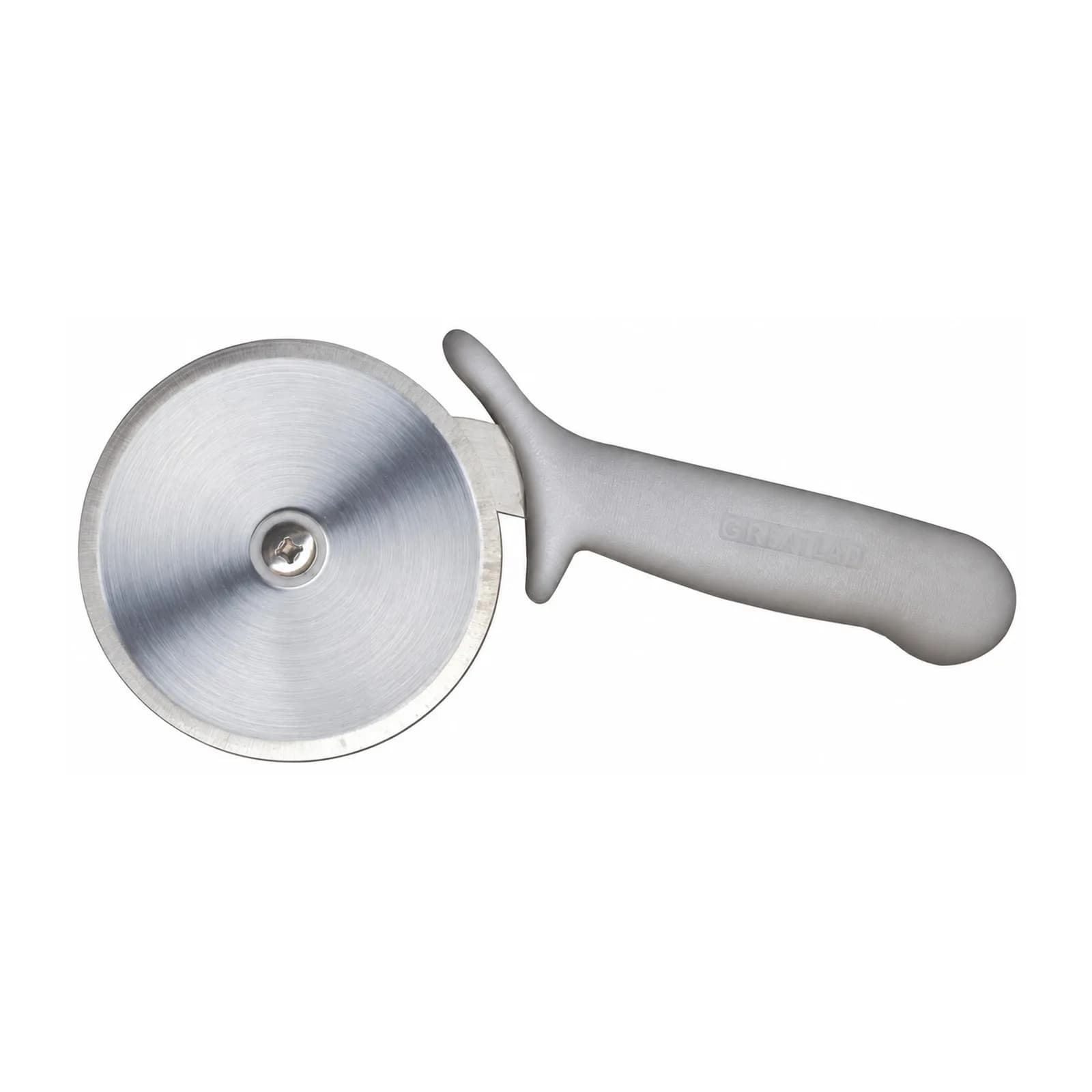 Omcan 4" R-Style Pizza Cutter with White Handle
