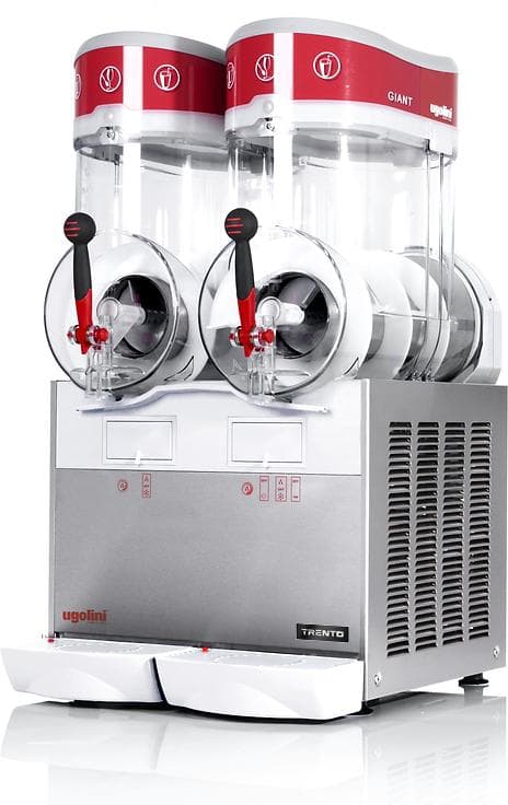 Ugolini GIANT Multi-Functional Double Bowl Granita / Slushy Machine with Magnetic Drive – 2 x 4 Gal. (15L)