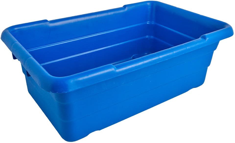 Winholt - 6" x 25" x 8" Pcolyethylene Blue Lug - WHPL-8BL-RC