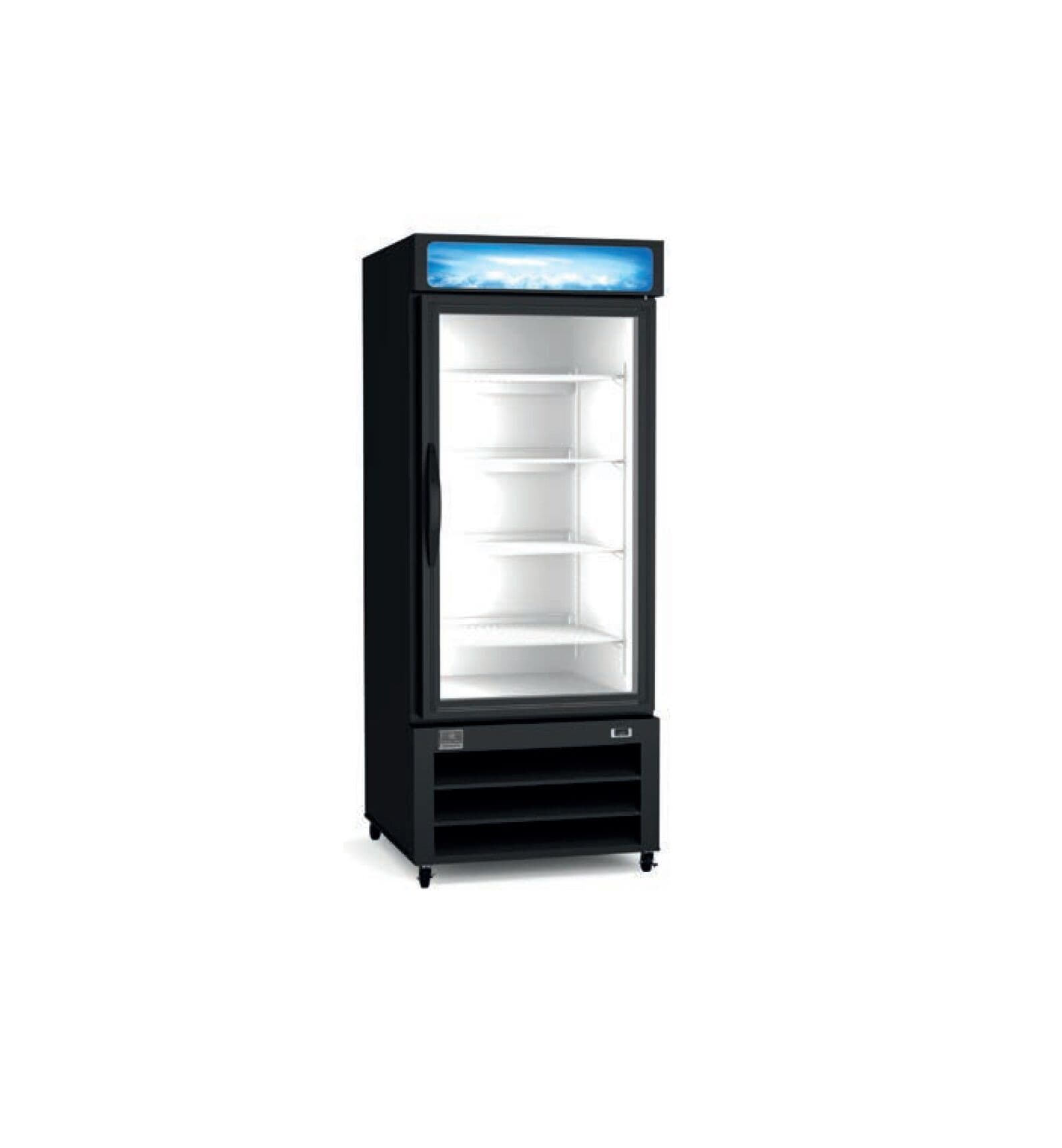 Kelvinator – 12 Cu. Ft. Glass Door Refrigerated Merchandiser – KCHGM12R