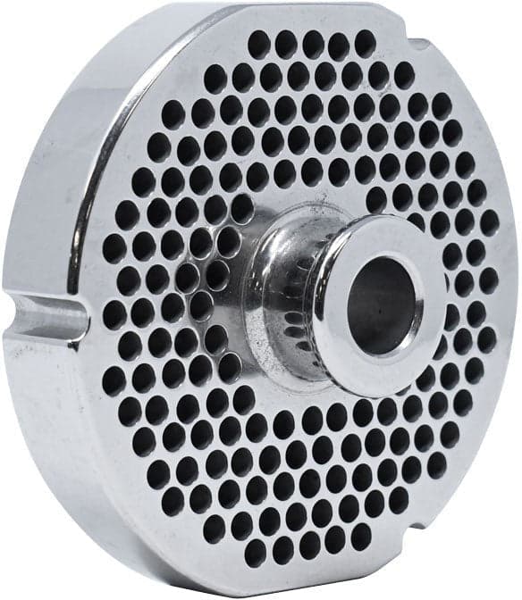 Stainless Steel #52 machine plate with hub 6.4mm (1/4″) – three notches/ two flat sides