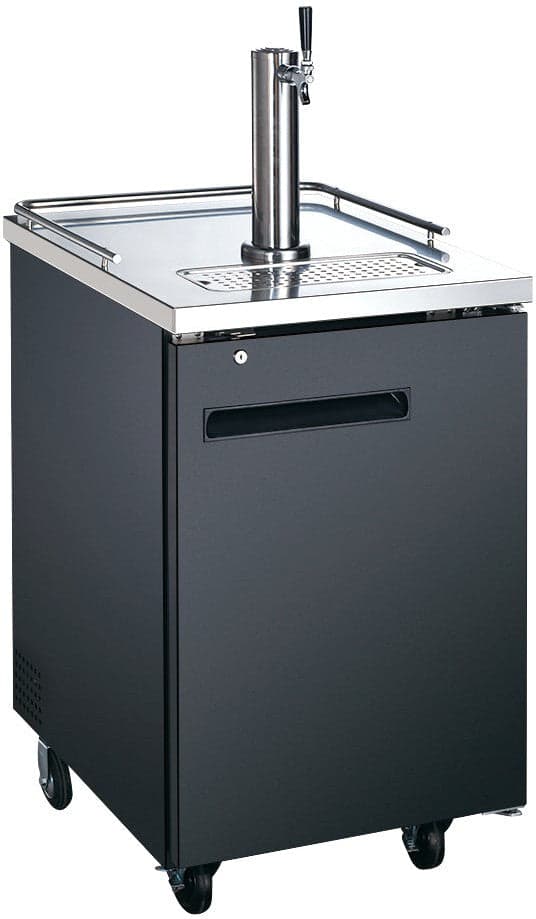24″ One (1) Door Kegerator / Beer Dispenser with 1 Tap, 6 cu.ft. (170 L)