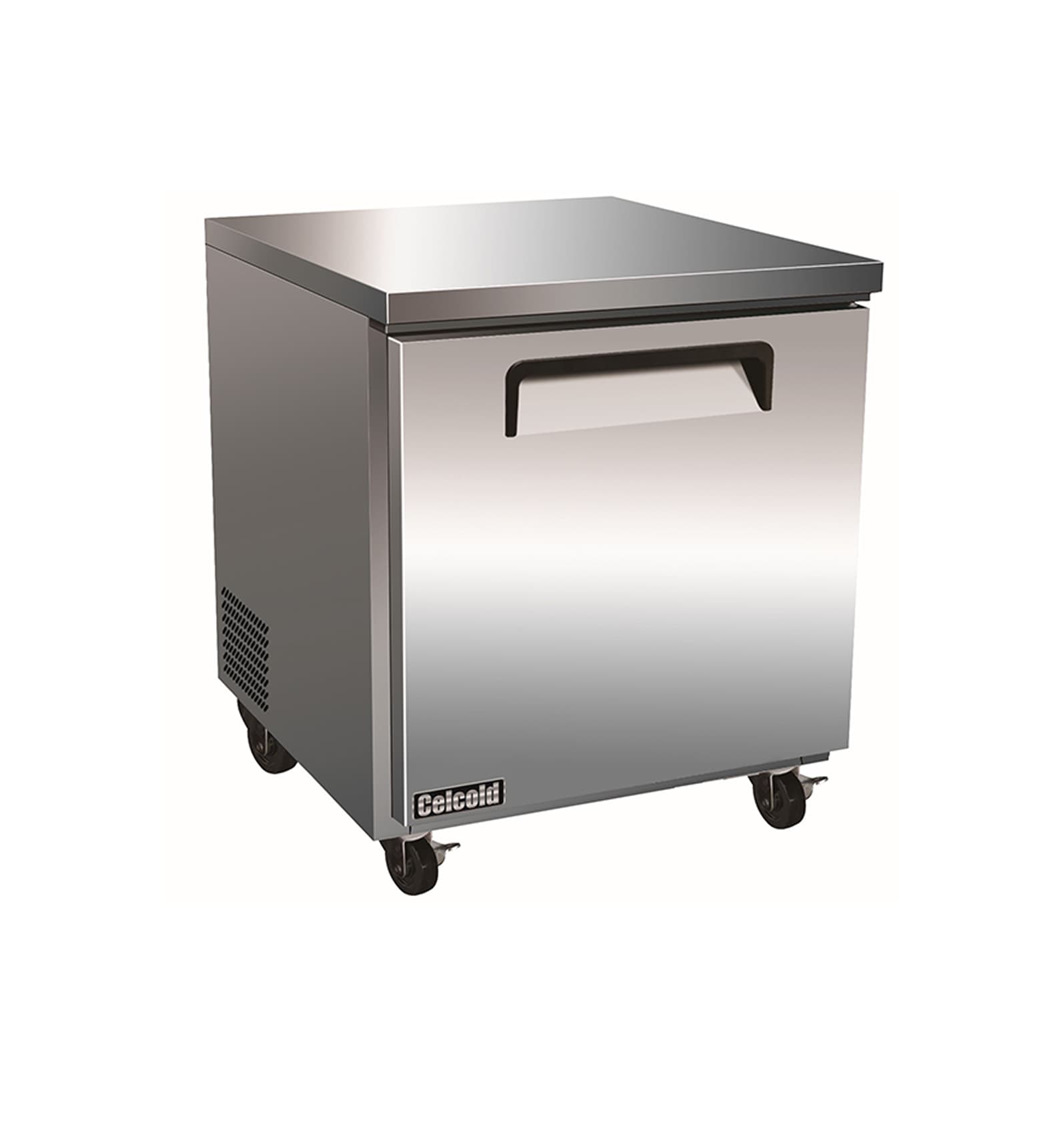 Celcold – Under Counter Refrigerator, reach in, one-section, rear mount self-contained refrigeration – CUC27RA