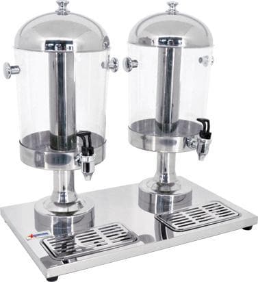 2 x 8 qt Double Ice-Cooled Juice Dispenser