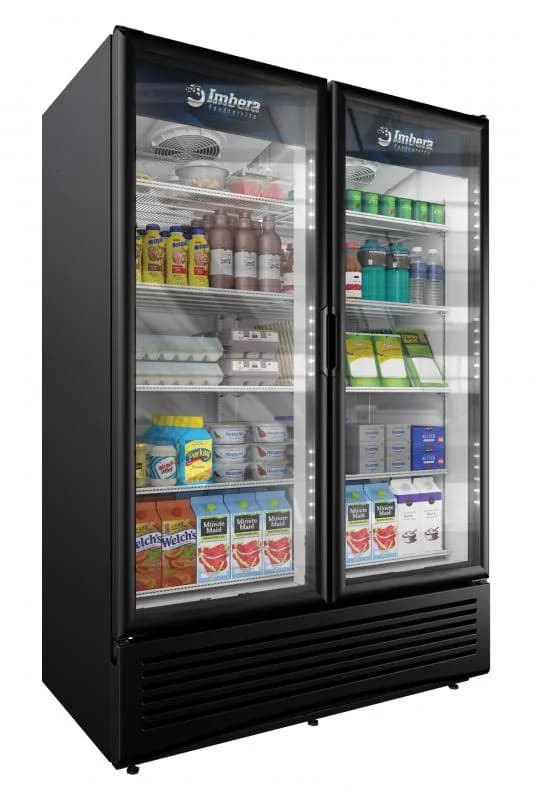 Imbera 54” Elite Series Two Section Glass Door Refrigerator – 41218